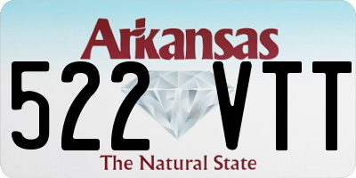 AR license plate 522VTT