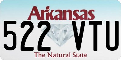 AR license plate 522VTU