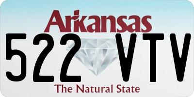 AR license plate 522VTV