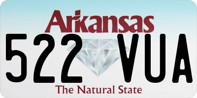 AR license plate 522VUA