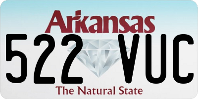 AR license plate 522VUC