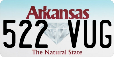 AR license plate 522VUG
