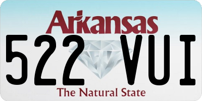 AR license plate 522VUI