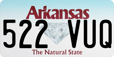 AR license plate 522VUQ