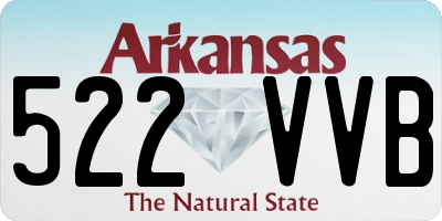 AR license plate 522VVB