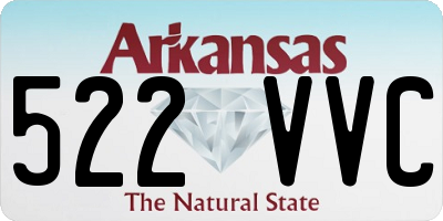 AR license plate 522VVC