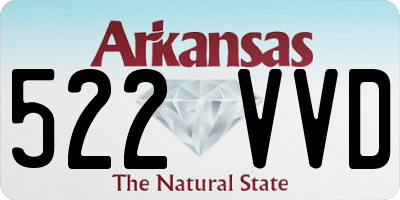 AR license plate 522VVD
