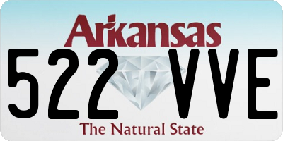 AR license plate 522VVE
