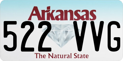AR license plate 522VVG