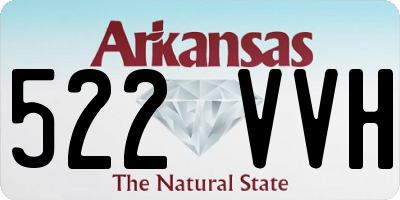 AR license plate 522VVH