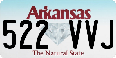 AR license plate 522VVJ