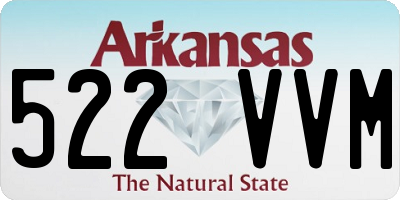 AR license plate 522VVM