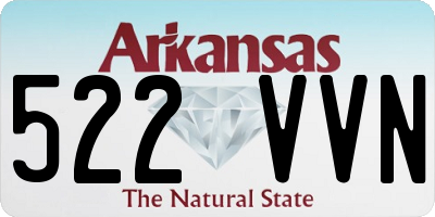 AR license plate 522VVN