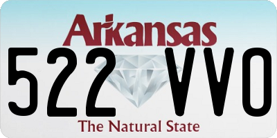 AR license plate 522VVO