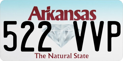 AR license plate 522VVP