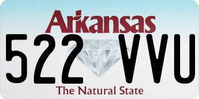 AR license plate 522VVU