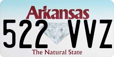 AR license plate 522VVZ