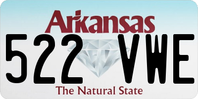 AR license plate 522VWE