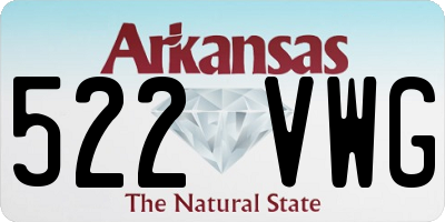 AR license plate 522VWG