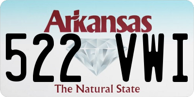 AR license plate 522VWI