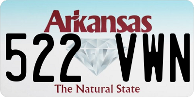AR license plate 522VWN