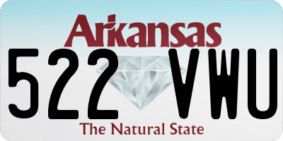 AR license plate 522VWU