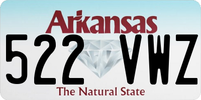 AR license plate 522VWZ