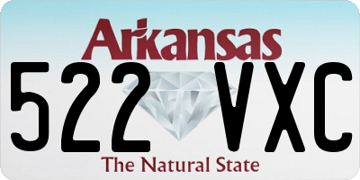 AR license plate 522VXC
