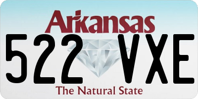 AR license plate 522VXE
