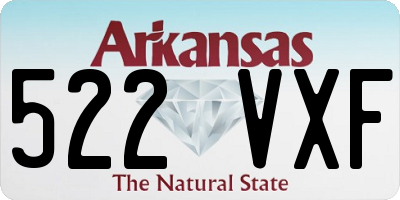 AR license plate 522VXF