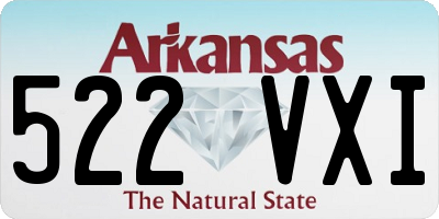 AR license plate 522VXI