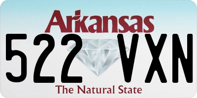 AR license plate 522VXN
