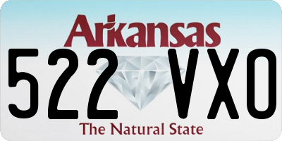 AR license plate 522VXO