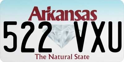 AR license plate 522VXU