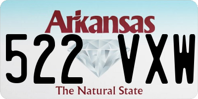 AR license plate 522VXW