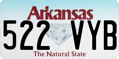 AR license plate 522VYB