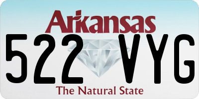 AR license plate 522VYG