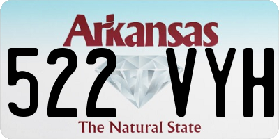 AR license plate 522VYH