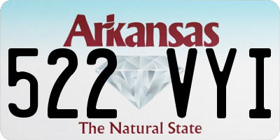 AR license plate 522VYI