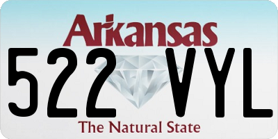 AR license plate 522VYL