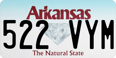AR license plate 522VYM
