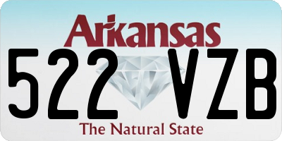 AR license plate 522VZB