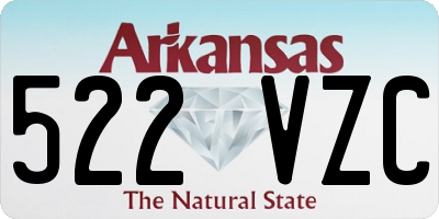 AR license plate 522VZC