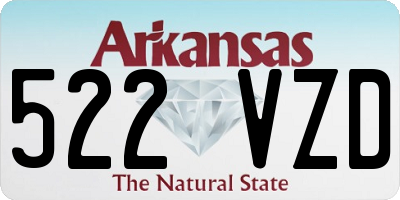AR license plate 522VZD