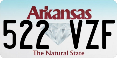 AR license plate 522VZF