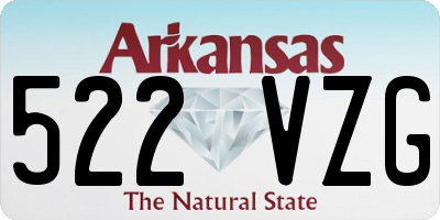 AR license plate 522VZG