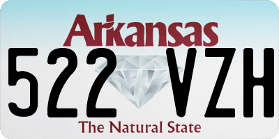 AR license plate 522VZH