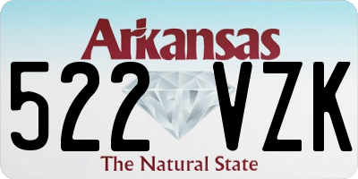 AR license plate 522VZK