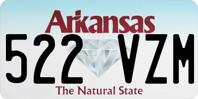 AR license plate 522VZM