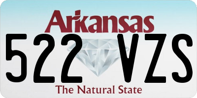 AR license plate 522VZS